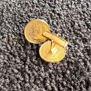 Vintage Gold Coin Cufflinks